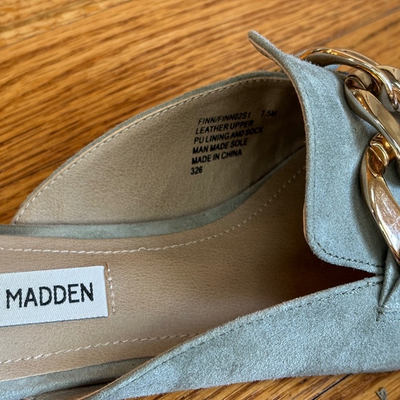 Steve Madden Finn Chain pointed toe mule  7.5M - Picture 7 of 8